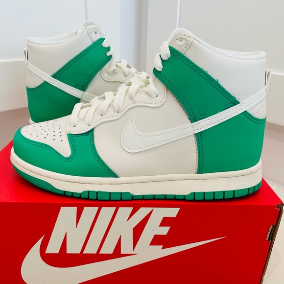 Nike | Shoes | Nike Dunk High Gs Phantom Stadium Green | Poshmark